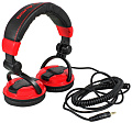 American Audio HP550 LAVA  Удобные, прочные и мощные головные наушники, цвет черно-красный