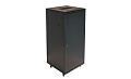 Wize W27UR Рэковая стойка 19", высота 27U, габариты 1388х600х610 мм, вентиляция, колесики, 5 шт полок 2U, 5 шт втулок 2U, макс. вес нагрузки 798 кг, сталь, черный