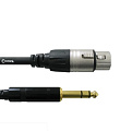 Cordial CFM 3 FV инструментальный кабель XLR мама - джек стерео 6.3 мм, длина 3 метра
