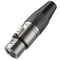 ROXTONE RX3FP-NT/50 Комплект из 50 кабельных разъемов XLR "мама" 3-контактных, цвет серебро