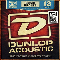 DUNLOP DAB1254 80/20 Bronze 12-54 струны для акустической гитары