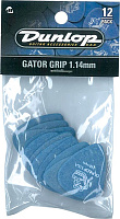 DUNLOP 417Р1.14 Gator Grip набор медиаторов 1.14 мм, 12 штук