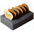 DOFF DPICK-01R комплект медиаторов из разных пород дерева (6 шт.)