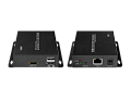 AVCLINK HT-120U KVM комплект: передатчик и приемник HDMI по витой паре. Вход/выход передатчика: 1 х HDMI, 1 x USB/1 х RJ45. Вход/выход приемника: 1 x RJ45/1 x HDMI. Максимальное разрешение 1080p @ 60 Гц. Максимальное расстояние 120 м