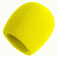 SHURE A58WS-YEL поролоновая ветрозащита для микрофонов SM58, PG58 (желтая)