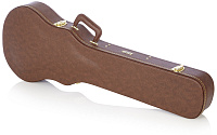 GATOR GW-LP-BROWN деревянный кейс для гитар типа Les Paul, цвет коричневый