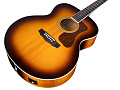 GUILD F-250E Deluxe Maple ATB электроакустическая гитара формы джамбо, топ - массив ели, корпус - огненный клён, цвет  санбёрст