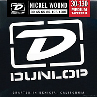 DUNLOP DBN30130T Nickel Plated Steel Bass 30-130T 6 Strings струны для 6-струнной бас-гитары