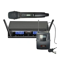 VOLTA DIGITAL 0202X PRO+ цифровая радиосистема с ручным передатчиком, поясным передатчиком со сменными микрофонами