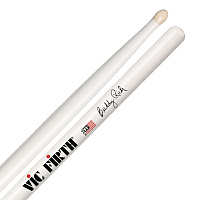 VIC FIRTH SBR  барабанные палочки Buddy Rich, деревянный наконечник, комбинация 5A c увеличенным наконечником и плечом, материал - гикори, длина 16 5/16", диаметр 0,590"