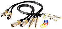 Rockcable RCL30386 D6 F  Кабель XLR(F)-джек 1/4, длина 6 метров