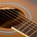 ROCKDALE Aurora D6 SB Gloss акустическая гитара, дредноут, цвет санберст, глянцевое покрытие