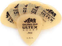 DUNLOP 433P.90 Ultex Sharp набор медиаторов .90 мм (6 шт)