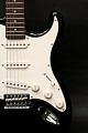 CRUZER ST-120/BK  6-струнная электрогитара - черный, SSS, 1V2T, 5-поз. перекл., 22 лада, страт