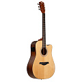 ROCKDALE Aurora D3-E Gloss C NAT электроакустическая гитара дредноут с вырезом, цвет натуральный, глянцевое покрытие