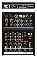 TOPP PRO MX.6 компактный микшер