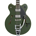 GRETSCH G2622T Streamliner Center DC Stirling Green Полуакустическая электрогитара, цвет серо-зеленый