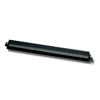 EuroMet EU/R-F1 02014 Рэковая защитная панель с перфорацией, 1U, сталь черного цвета