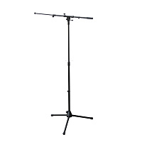 OnStage MS7701TB микрофонная стойка телескопический журавль, тренога, регулируемая высота, цвет черный