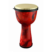 TERRIS DPC-08 CRIME  джембе, пластик, 8" (20 см) - 16" (40 см), красный