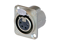 Neutrik NC4FD-LX  панельный разъем XLR female с дополнительной защитой от RF помех