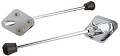 GIBRALTAR SC-BS2 Light Weight Bass Drum Spurs Ножки для бас-бочки, легкие, резиновые наконечники