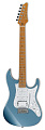 IBANEZ AZ2204-ICM PRESTIGE электрогитара, ольха, цвет ледяной металлик, в комплекте жесткий кейс