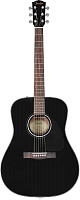FENDER CD-60 DREAD V3 DS BLK WN акустическая гитара, цвет черный