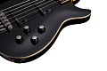 Schecter OMEN-5 BLK Бас-гитара пятиструнная, 2 звуконосителя, корпус липа, гриф клен/палисандр