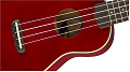 FENDER UKULELE VENICE CHERRY укулеле сопрано, цвет вишневый