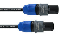 Cordial CPL 10 LL 2 спикерный кабель Speakon 2-контактный/Speakon 2-контактный, разъемы Neutrik, 10,0 м, черный