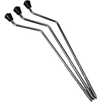 TAMA 6573CBN3P Floor Tom Leg for Superstar (3pcs/set, BN plated) ножки для тома (комплект 3 шт.), цвет черный никель