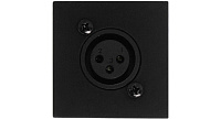 Audac WMI18/B Настенная панель с передатчиком микрофонного сигнала по витой паре, 45х45 мм