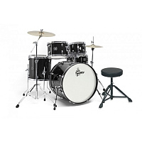 GRETSCH GEX-E605-4-BK Energy Ударная установка 5 барабанов, стойки и стул в комплекте
