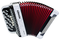 HOHNER Nova III 96 (A4271) white кнопочный аккордеон 7/8, трехголосный