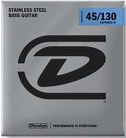 DUNLOP DBSBS45130T Super Bright Stainless Steel Tapered Струны для 5-струнной бас-гитары