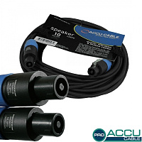 American Dj AC-PRO-SP2-2,5/10  Кабель акустический SPEAKON - SPEAKON, длина 10 м, цвет: черный