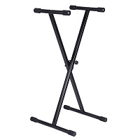 ECO KS011 black крестообразная стойка для клавишных, высота 66-95 см