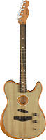 FENDER American Acoustasonic Telecaster Sonic Gray моделирующая полуакустическая гитара, цвет серый, чехол в комплекте