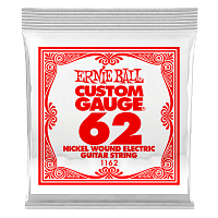 ERNIE BALL 1162 Nickel Wound .062  Струна одиночная для электрогитары Эрни Болл