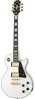 EPIPHONE Les Paul Custom Alpine White электрогитара, цвет белый