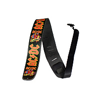 Perri's P25ACDC-1021 AC/DC Кожаный ремень 2,5" для гитары, AC/DC