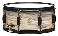 TAMA WP1465BK-NZW WOODWORKS SERIES SNARE DRUM малый барабан 6.5"х14", тополь, цвет Natural Zebrawood Wrap