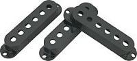DIMARZIO STRAT PICKUP COVER SET DM2001BK комплект пластиковых крышек для звукоснимателей типа single, 3 шт, цвет чёрный, подходят для звукоснимателей типа Virtual Vintage, HS, Area, FS-1, SDS-1.