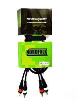 NordFolk NRC174/1M  кабель RCA  RCA, литые разъёмы, длина 1 метр