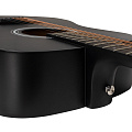 ROCKDALE Aurora D5 BK Satin акустическая гитара, дредноут, цвет черный, сатиновое покрытие