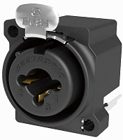 Seetronic SJSDF6V панельный разъем Combo (Jack 6.3 мм / XLR), вертикальная установка на ПП