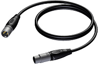 Procab REF953/3 Кабель DMX-AES 110 Oм XLR 3 pin (вилка-розетка), 3 м