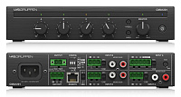 Lab.gruppen CMA1201 микшер-усилитель, 4 mic/line, приоритетный вход, дакинг, 4/8 Ом,70/100 B - 1 канал120 Вт, крепление в рэк