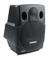 SAMSON Expedition XPL200 активная акустическая система, 12" НЧ, 1" ВЧ, 250 Вт, 60 Гц - 15 кГц, размеры 371х441х539 мм, вес 19 кг, пластиковый корпус, колеса и выдвижная ручка для транспортировки